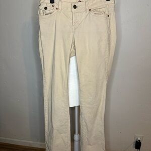 Lucky Brand Beige Corduroy Pants